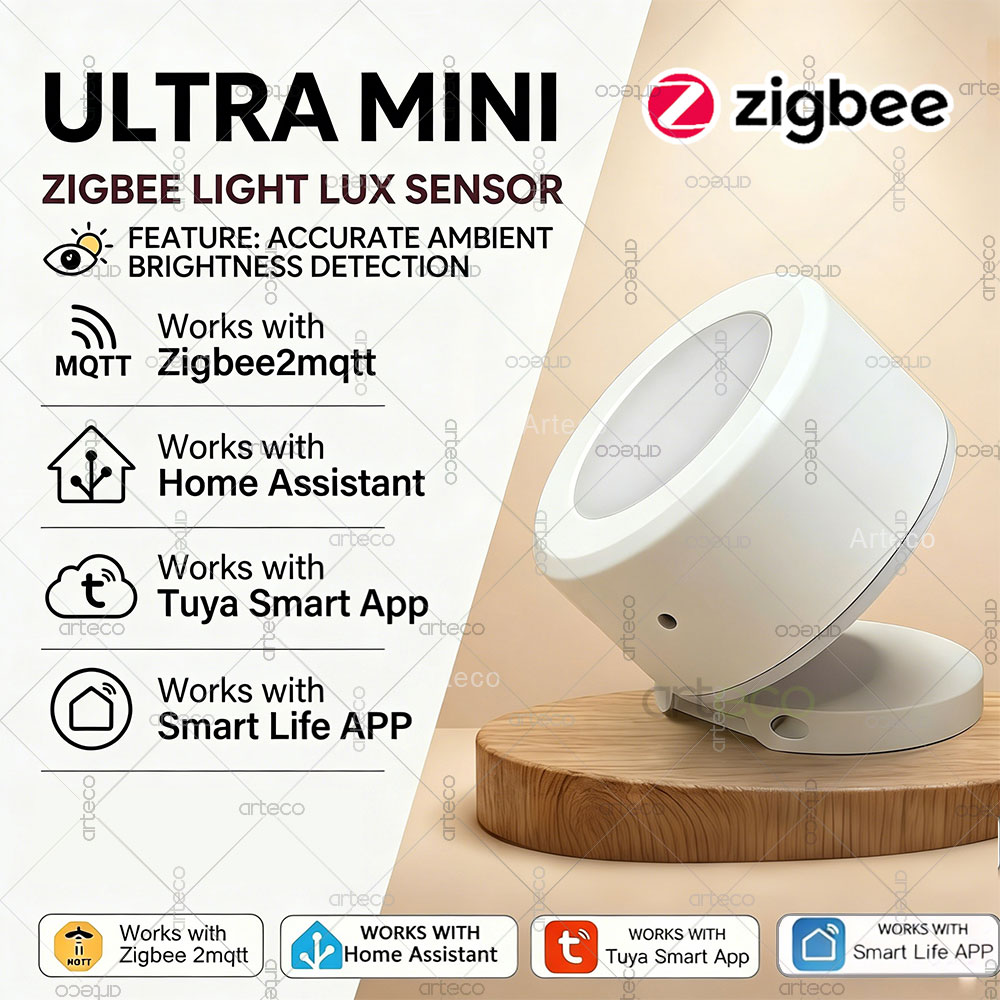 Home Automation Ideas - Ultra Mini Zigbee Lichtsensor Beleuchtungsstärkedetektor Lux