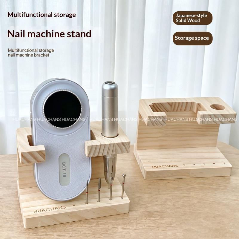 Diy Automation - 1 Stück Sommer-Nagelbohrer-Halter aus Holz, Nageltraining-Zubehör,