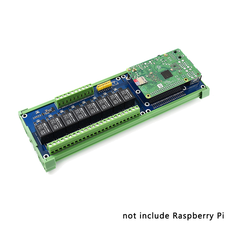 Relay 8 Channel Board - Himbeer-Pi 5/4b 8-Kanal-Relais-Verlängerungsplatine mit Kontroll leuchte