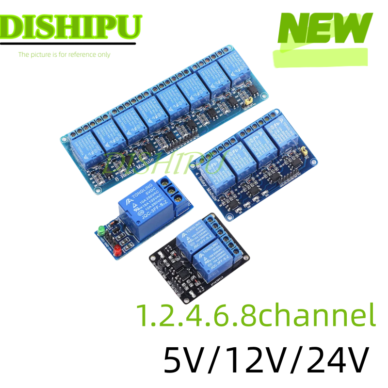 DC 5 V 12 V 24 V 1 2 4 6 8-Kan – Relay 8 Channel Board Bewertung und Preis