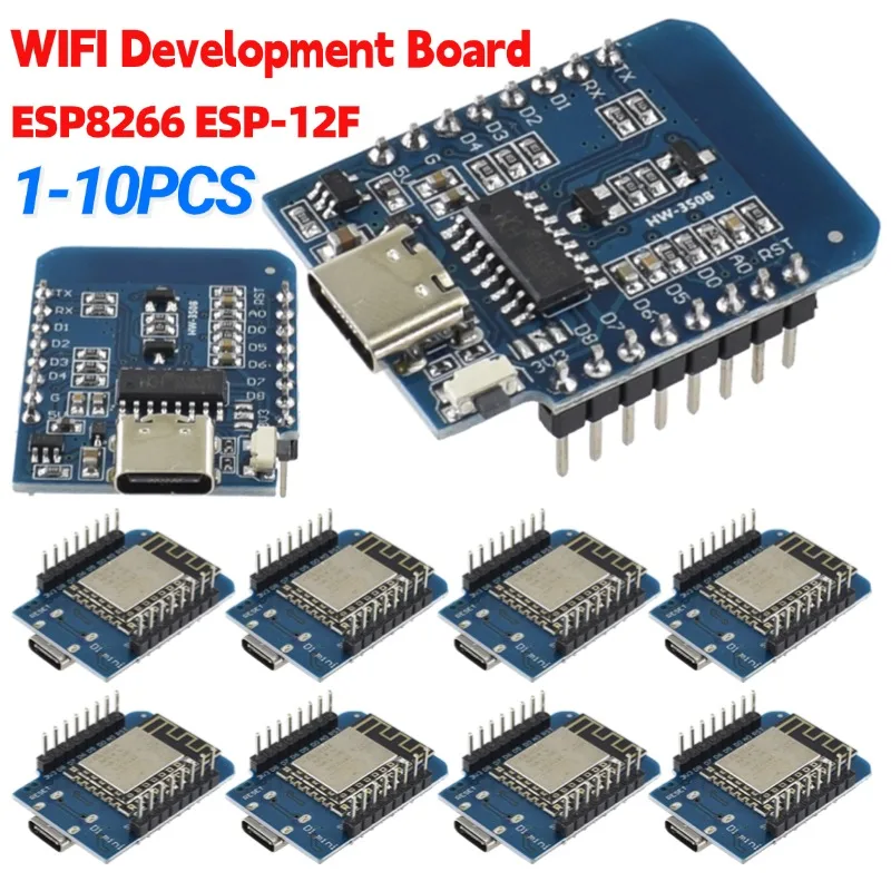 1-10PCS ESP8266 ESP-12F D1 Min – Esp8266 Nodemcu Board Bewertung und Preis