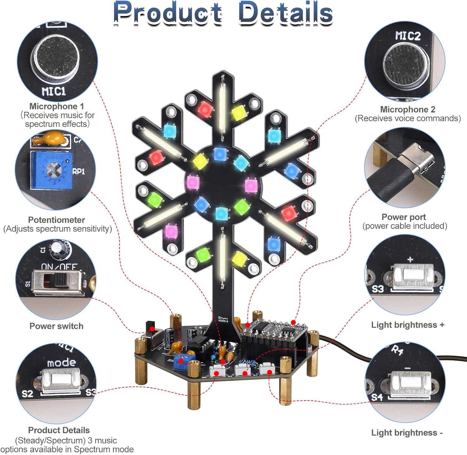 Sprachgesteuertes Spektrum-Lic – Home Automation System Diy Bewertung und Preis