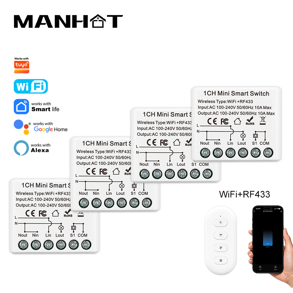 10A Mini WLAN Smart Switch RF4 – Home Automation Ideas Bewertung und Preis