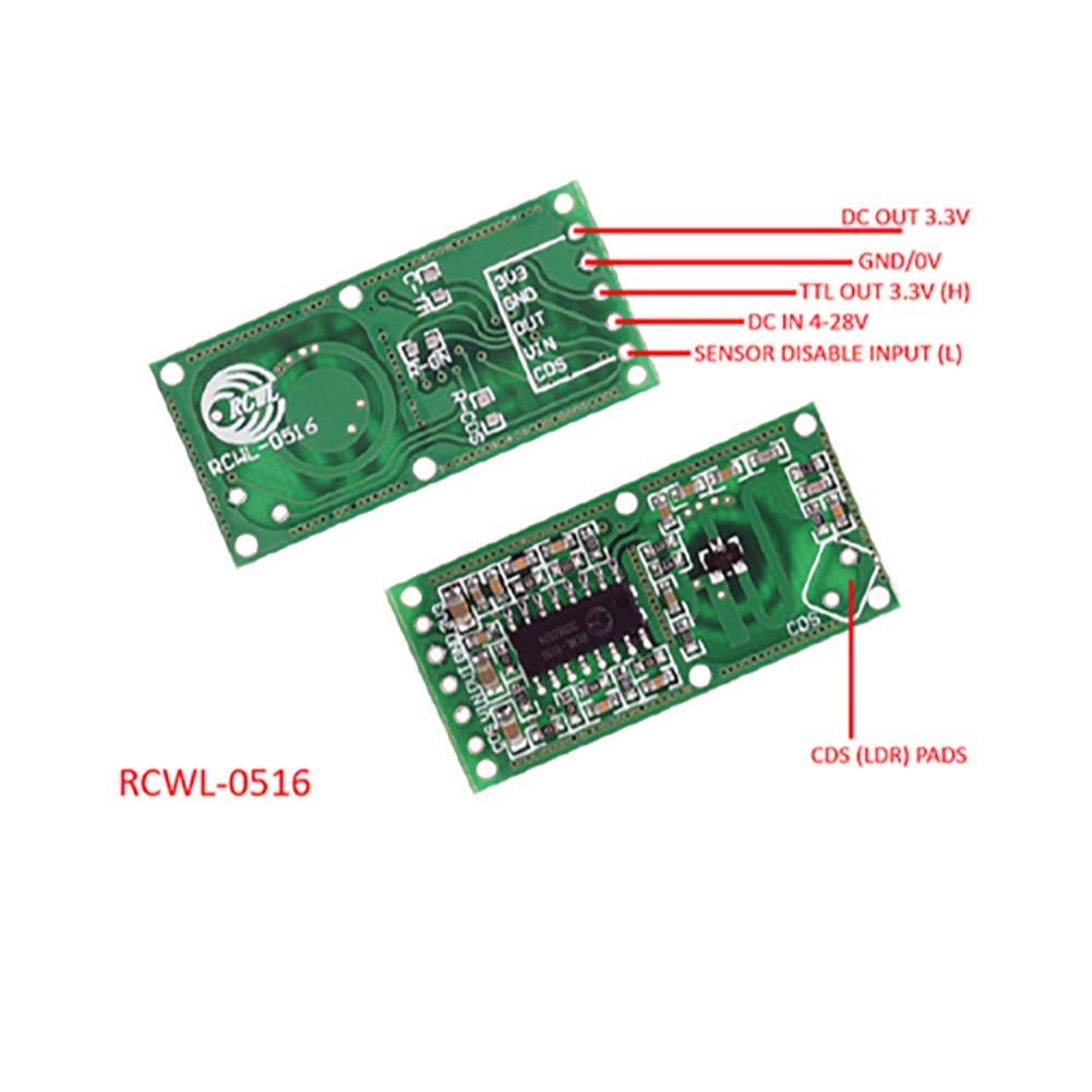 5PCS RCWL-0516 Bewegungserkenn – Esp8266 Nodemcu Board Bewertung und Preis