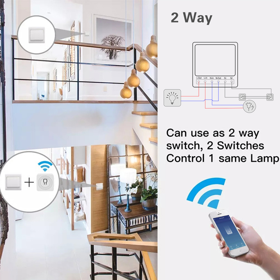 2-Wege Mini DIY Smart Switch T – Home Automation Diy Bewertung und Preis